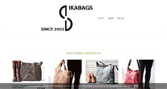 Desktop Screenshot of ikabags.com