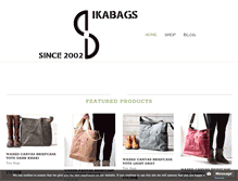 Tablet Screenshot of ikabags.com